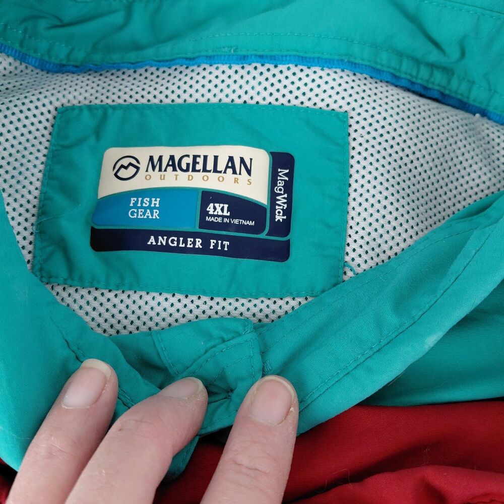 Lot Of 4 Magellan Outdoors Shirt Men’s 4XL Short Sleeve Fishing Angler Relaxed - Picture 6 of 11